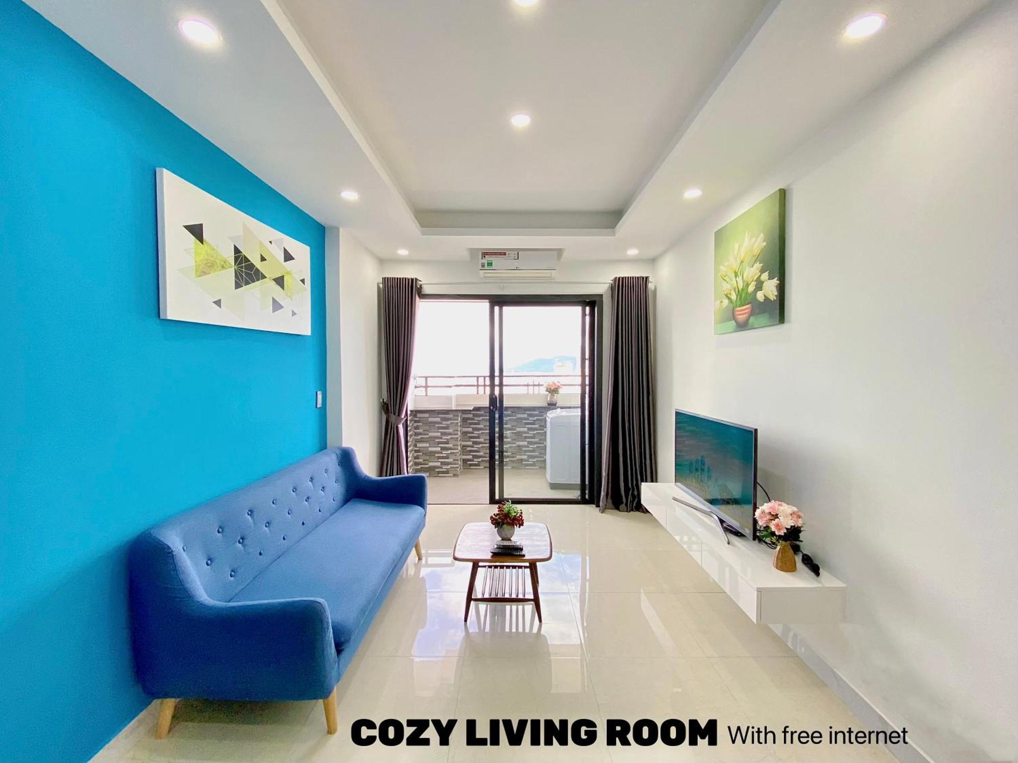 Blue Ocean Apartment At My Khe Дананг Екстер'єр фото