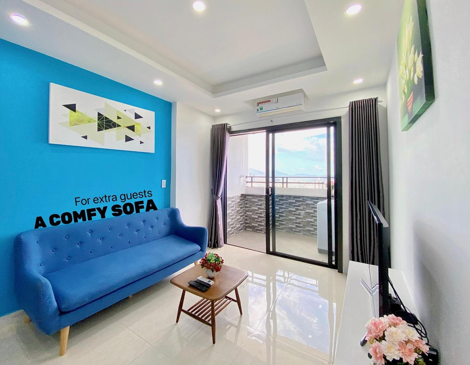 Blue Ocean Apartment At My Khe Дананг Екстер'єр фото
